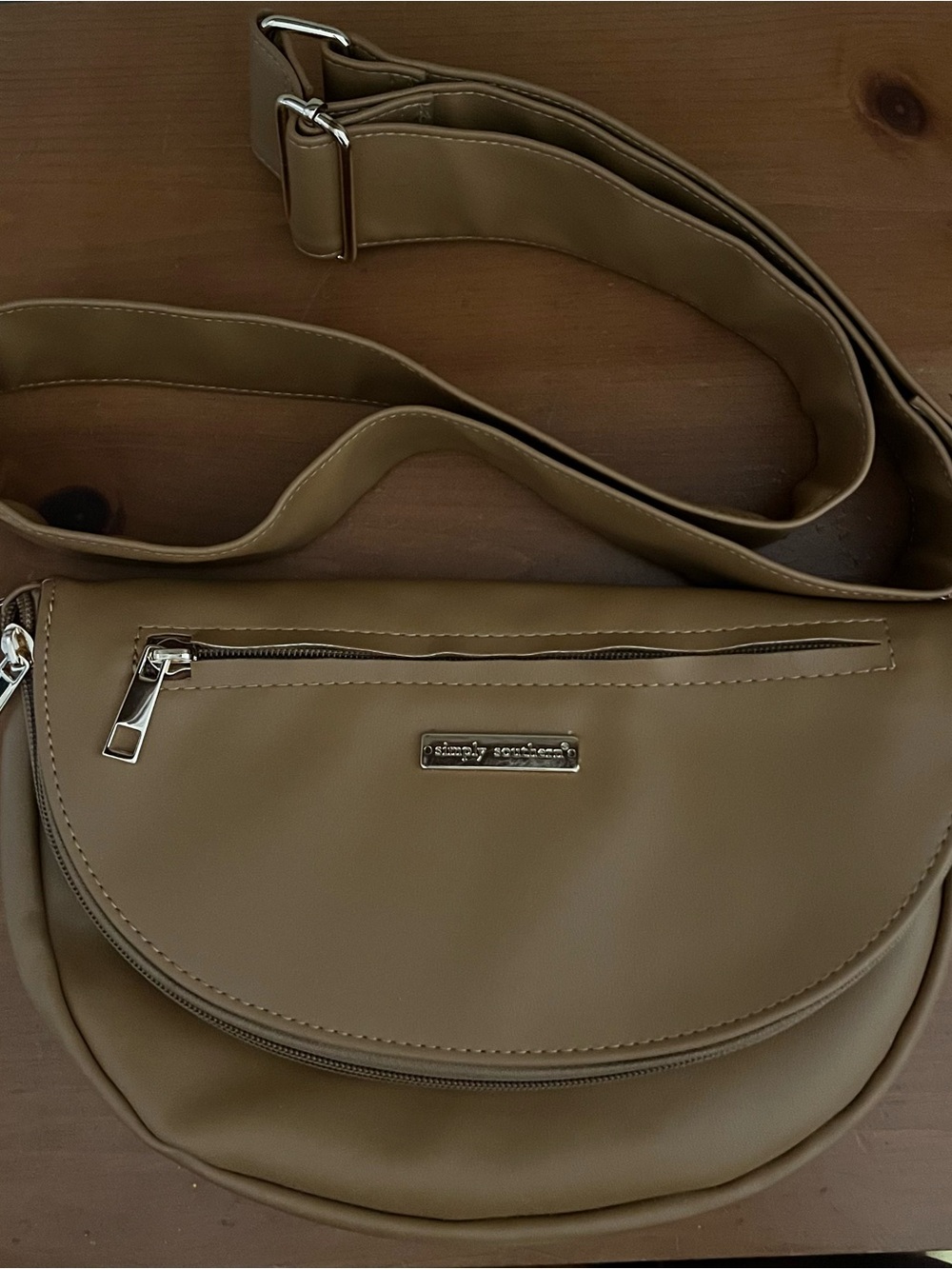Simply Southern Tan Convertible Crossbody Bag